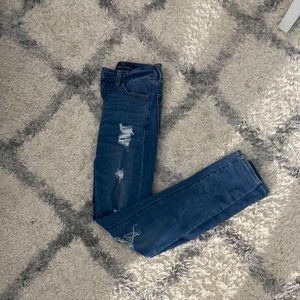 Dark blue ripped Aeropostale jeans